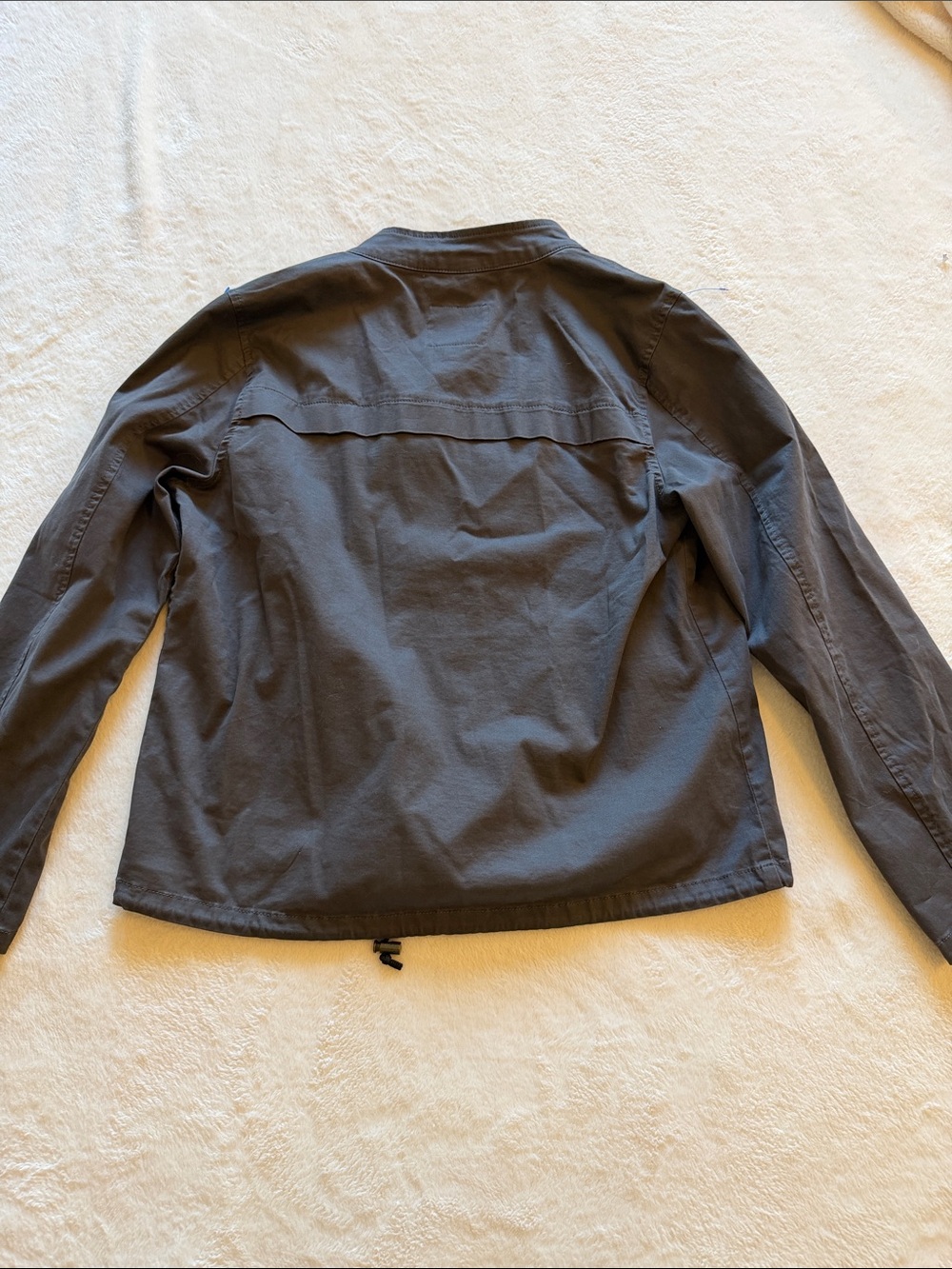 Sanctuary Slate Gray Military Field Jacket with Drawstring Hem - Picture 7 of 7